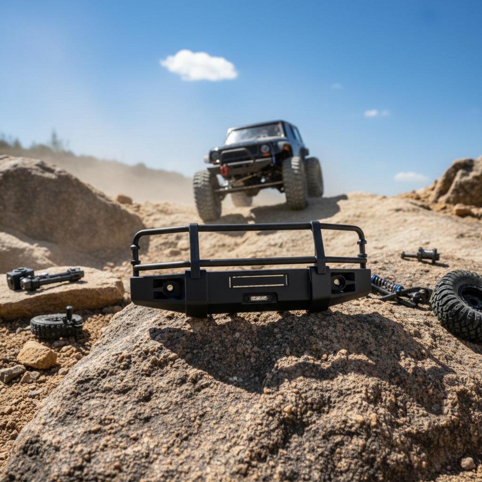 Rc Hobby & Maskinservice I Eskilstuna - RC Crawler Front Bumper Model Car