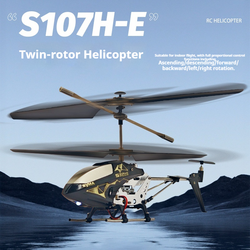 Rc Hobby Grade Helicopter - Syma Rc Helicopter S107H E 3.5Channel