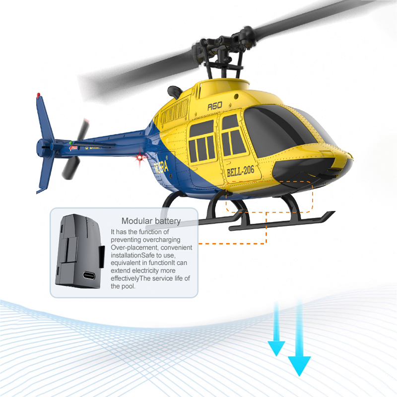 A60 RC Helicopter 2.4G 6-Aixs  - Rc Hobby Grade Helicopter review and price