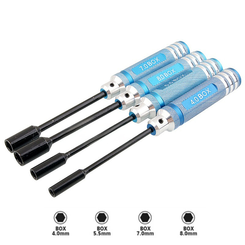 4Pcs Titanium Hex Screwdriver  - Rc Hobby Electric Screwdriver review and price