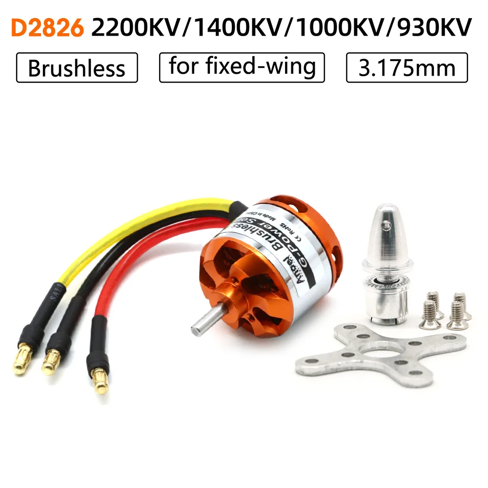 D2826 930KV 1000KV 1400KV 2200 - Rc Hobby Wing review and price