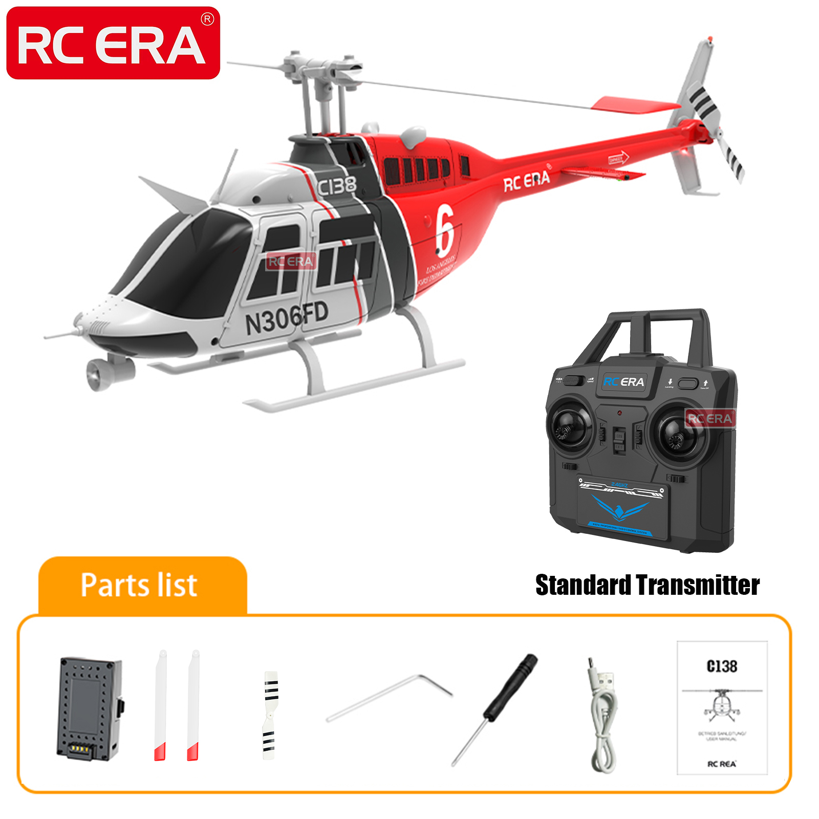 RC ERA C138 BELL 206 Jet Range - Rc Hobby Jet review and price