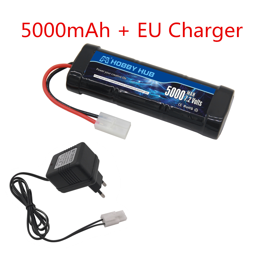 New 7.2V Battery 5000/6800mAh  - Rc Hobby Trucks review and price
