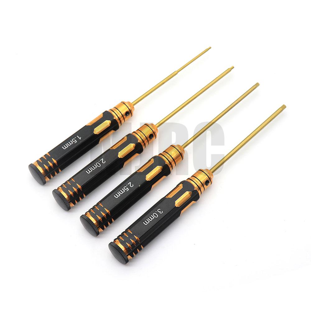 Ajrc 4pcs/set Titanium Plating - Rc Hobby Electric Screwdriver review and price