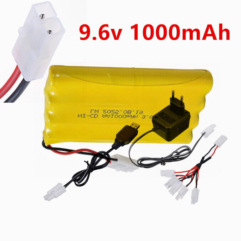 9.6v 1000mAh Ni-CD AA Recharge - Rc Hobby Trucks review and price