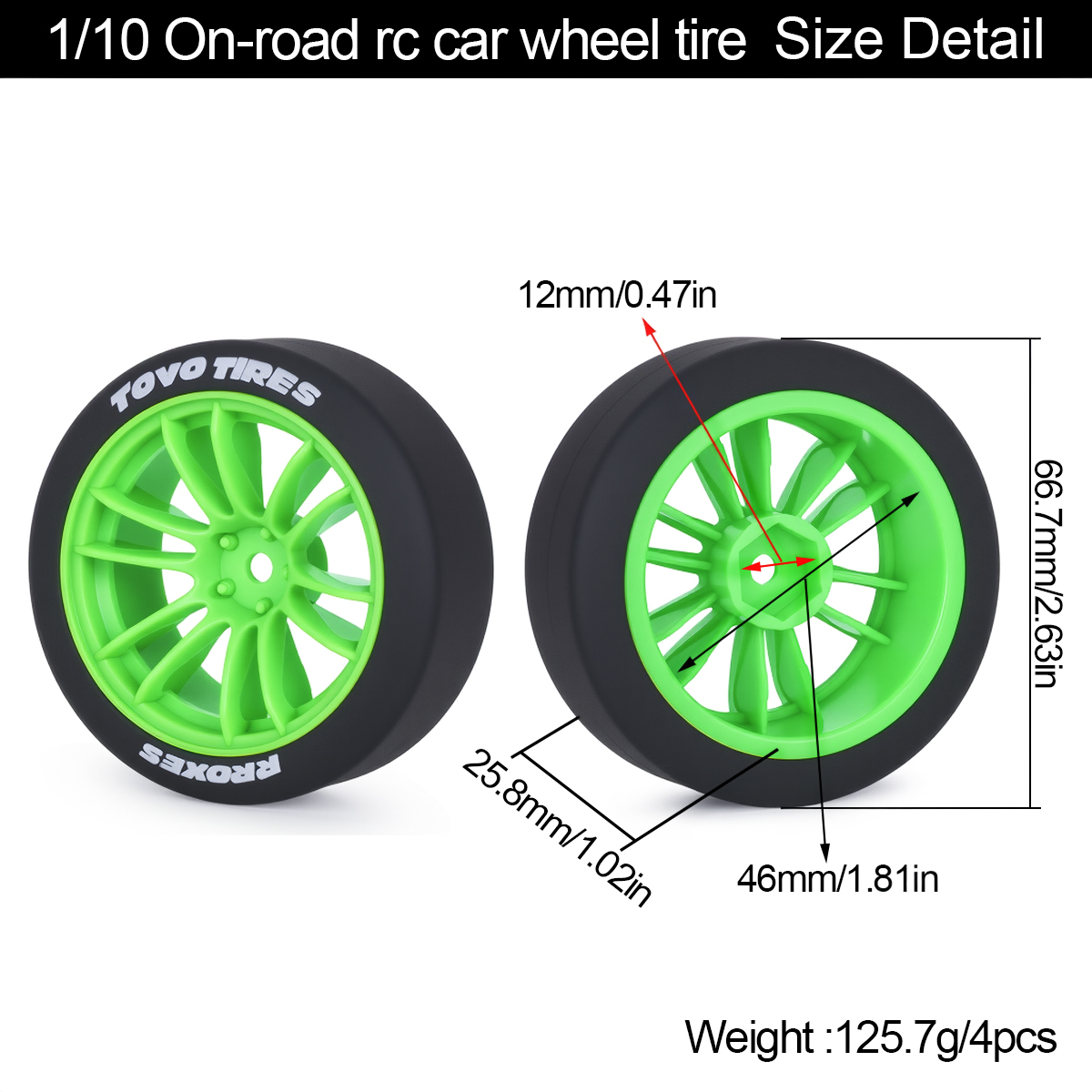 4Pcs Hard Drift Tires Wheel Ty - Rc Hobby Engine review and price