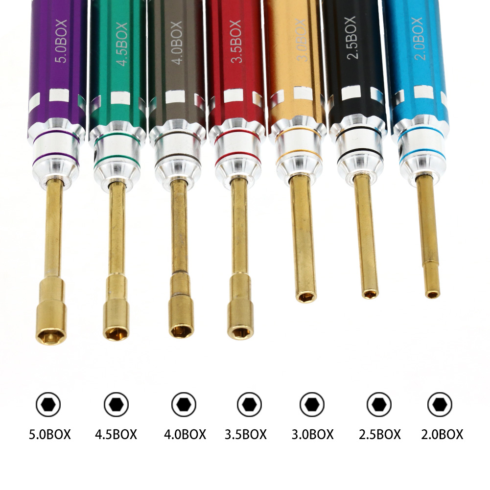 7PCS Short Handle RC Hex Screw - Rc Hobby Electric Screwdriver review and price
