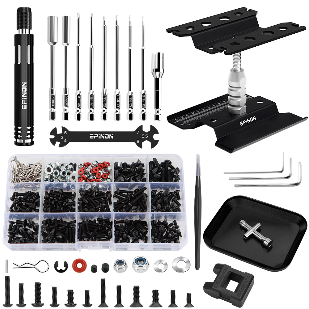 EPINON RC Car Repair Work Stan - Rc Hobby Electric Screwdriver review and price