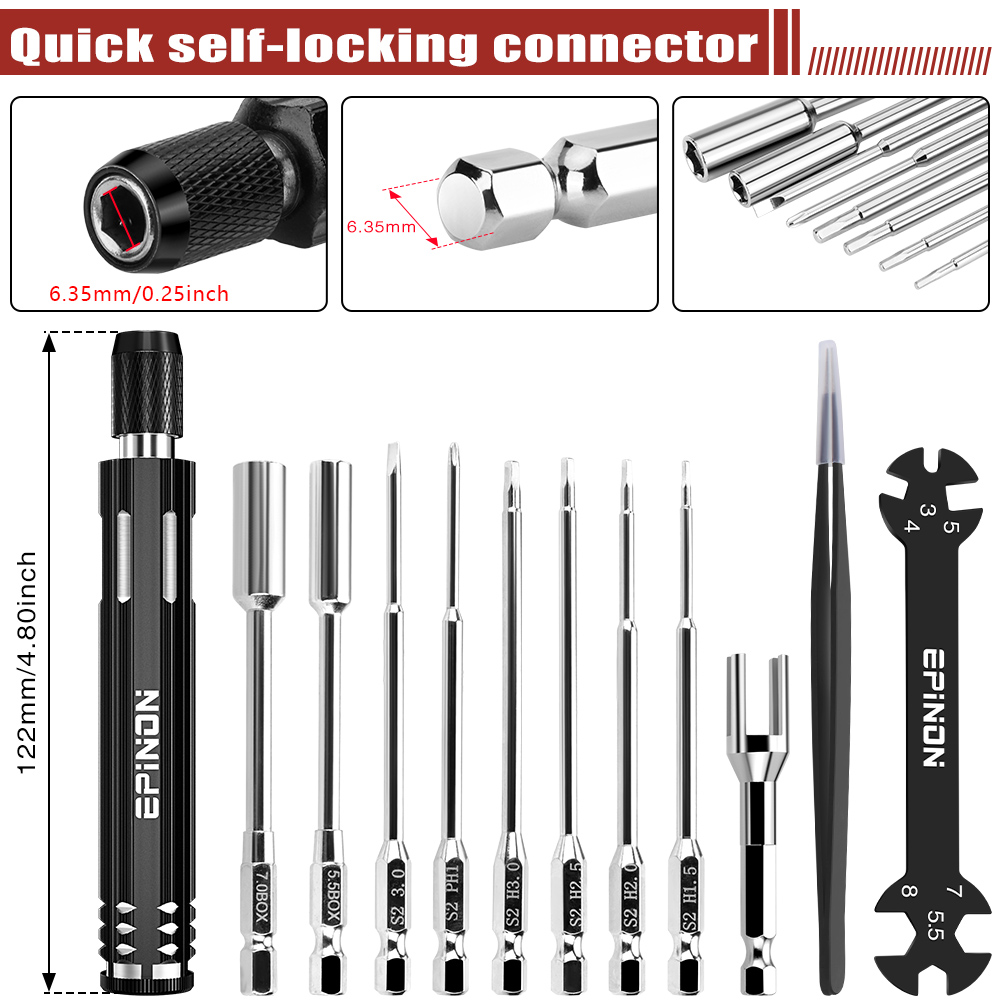 EPINON RC Car Repair Work Stan - Rc Hobby Electric Screwdriver review and price