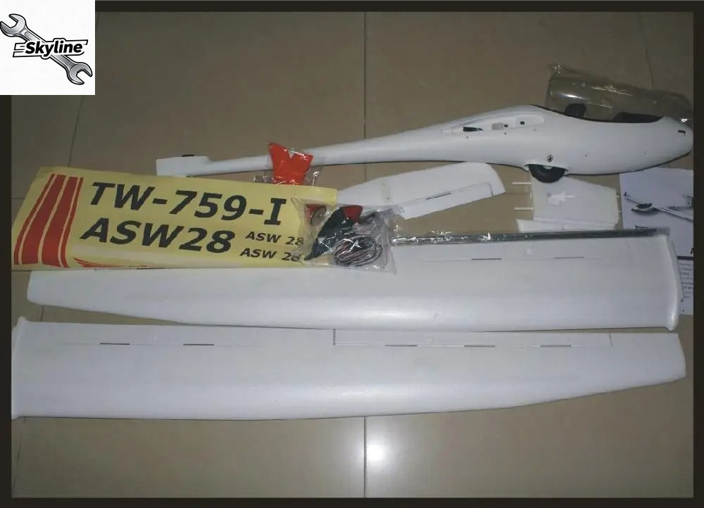 RC ASW28 ASW-28  2540mm Wing S - Rc Glider Foam Wing review and price