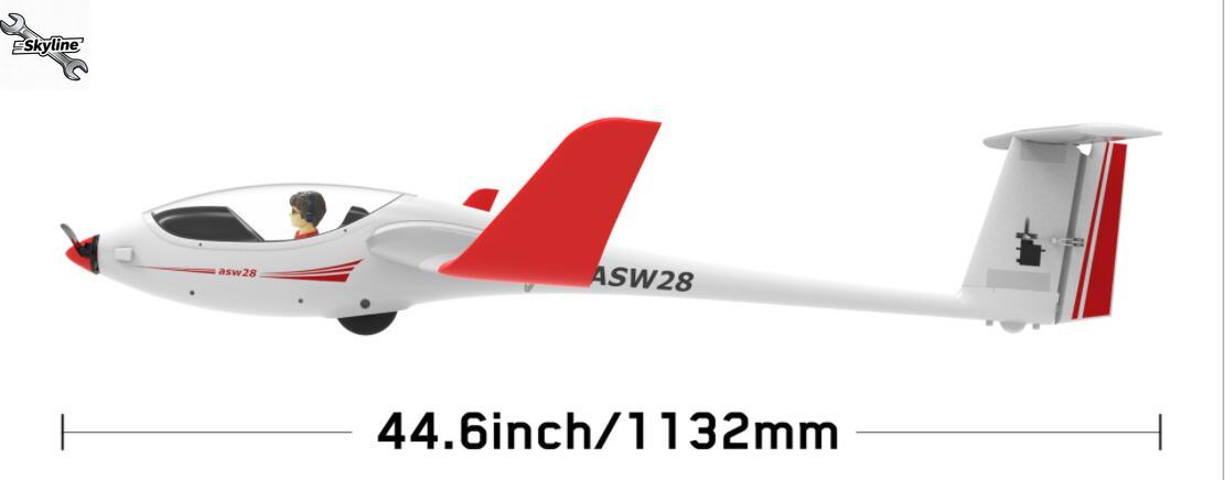 RC ASW28 ASW-28  2540mm Wing S - Rc Glider Foam Wing review and price