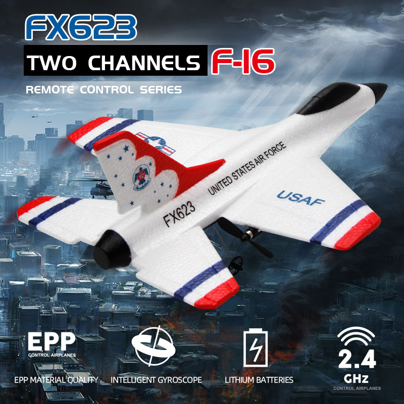New Fx623/F16 RC Airplane Two  - Rc Glider Foam Wing review and price