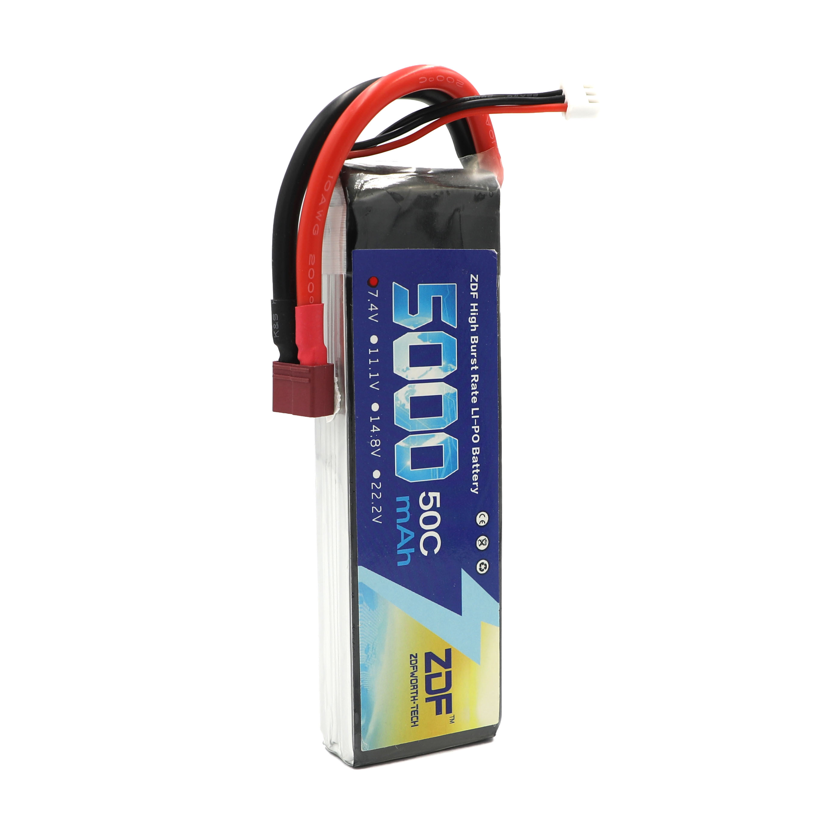 ZDF RC Lipo Battery 7.4V 5000m - Rc Hobby Jet review and price