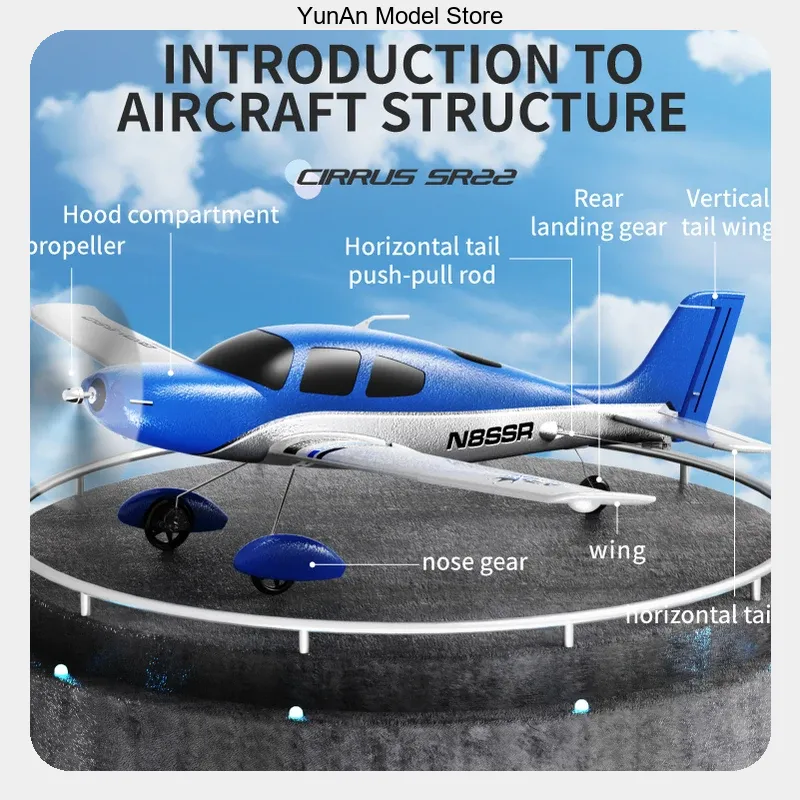 QIDI 580 520mm Wingspan 4CH RC - Rc Glider Foam Wing review and price