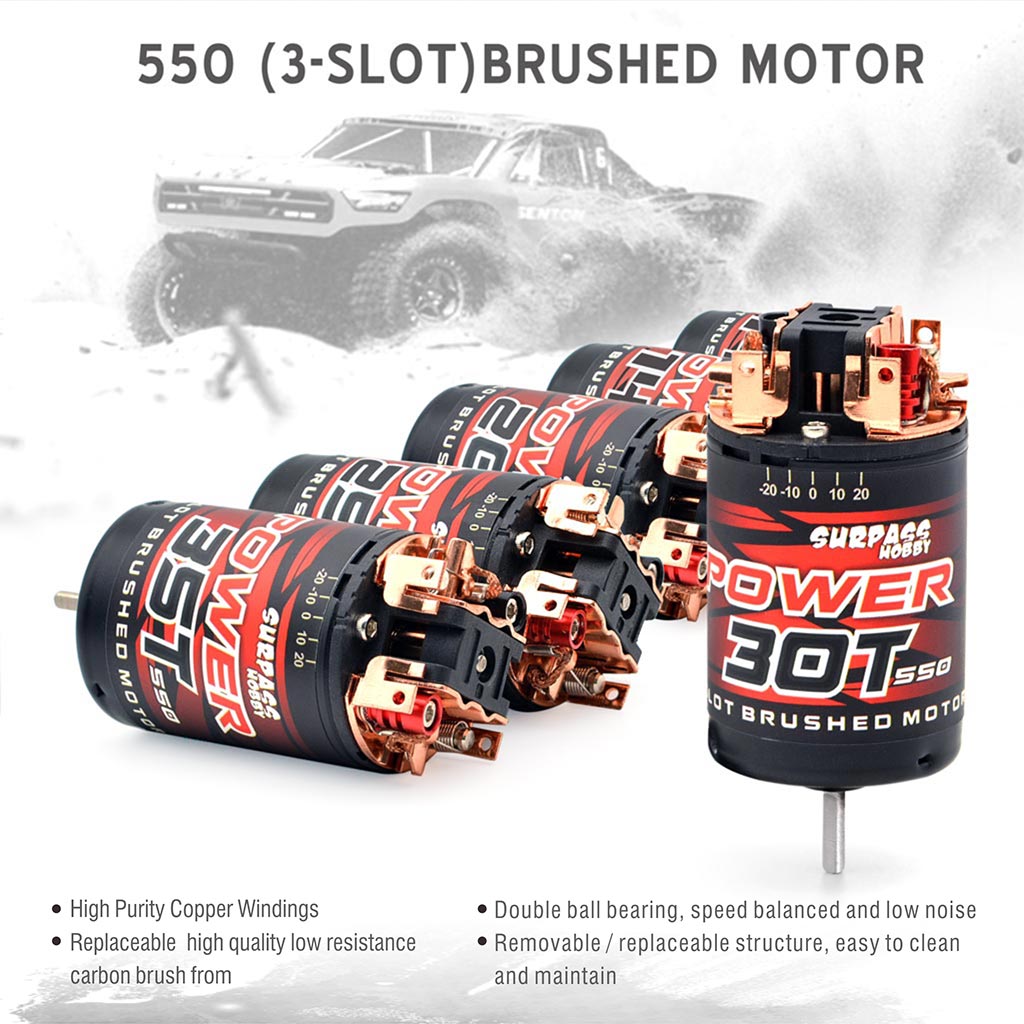SURPASS HOBBY 540 550 Brushed  - Rc Hobby Engine review and price