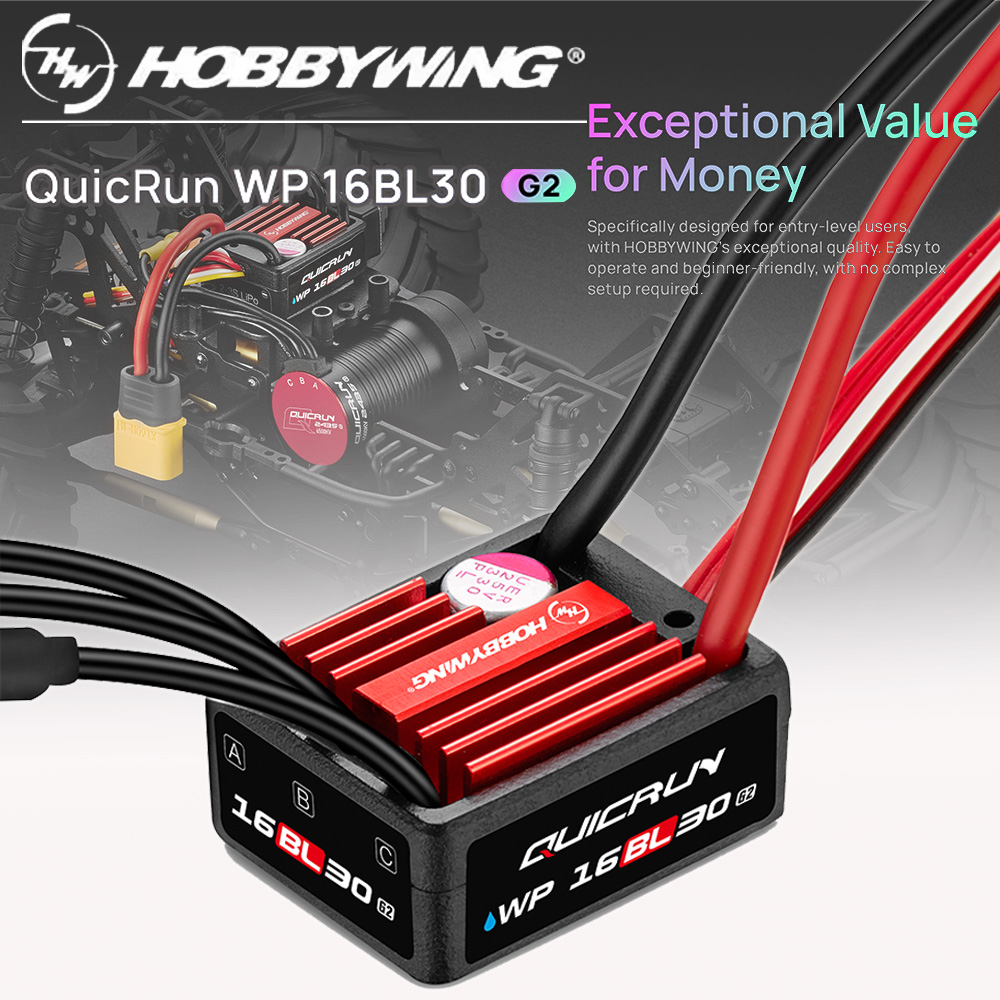 Hobbywing QuicRun WP-16BL30 G2 - Rc Hobby Engine review and price