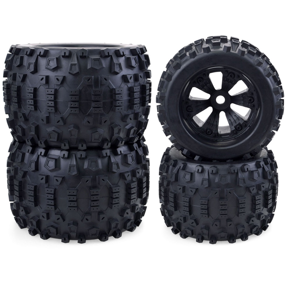 4PCS 1/8 Wheels Tires 170mm 16 - Rc Hobby Trucks review and price