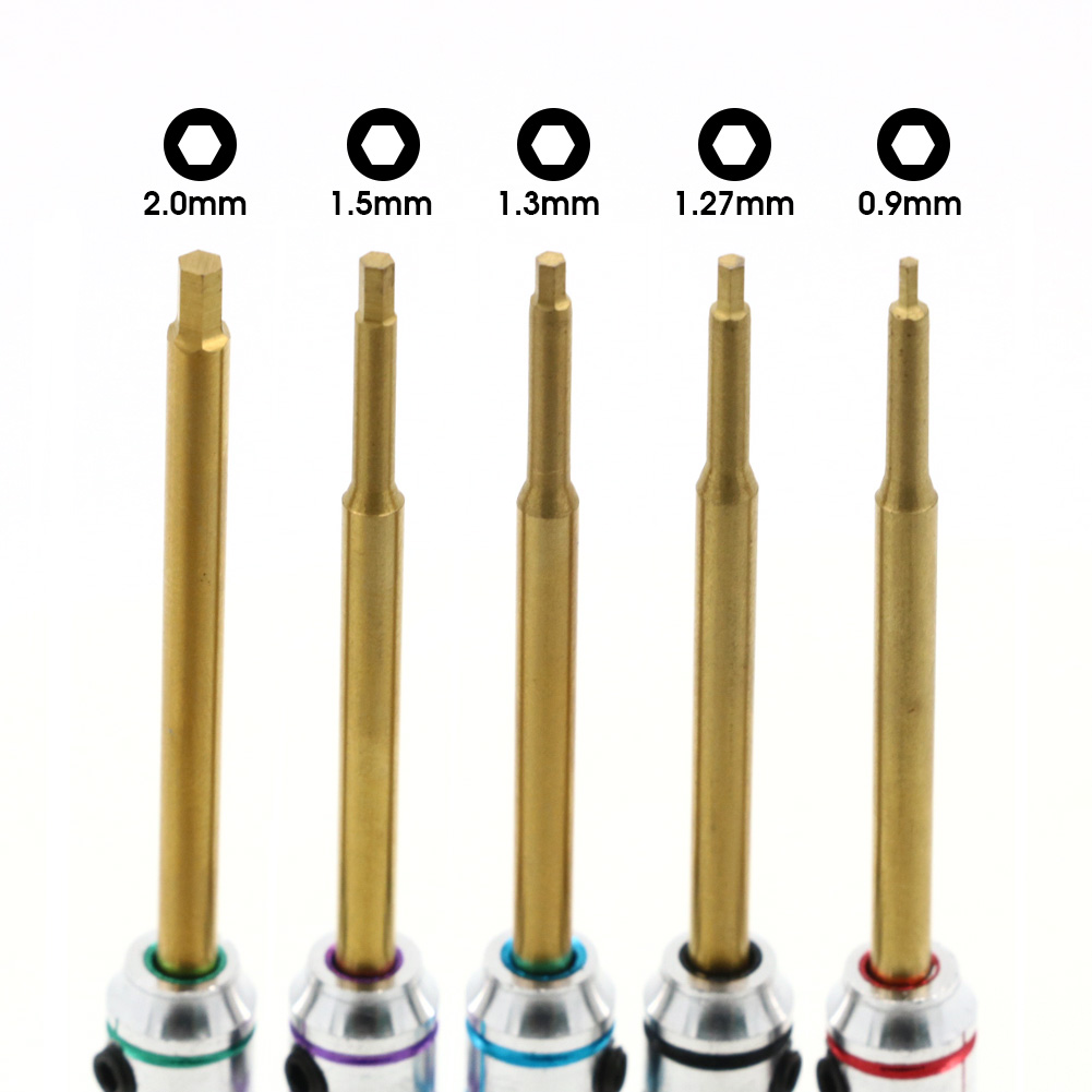5pcs/set RC Mini 0.9mm 1.27mm  - Rc Hobby Electric Screwdriver review and price