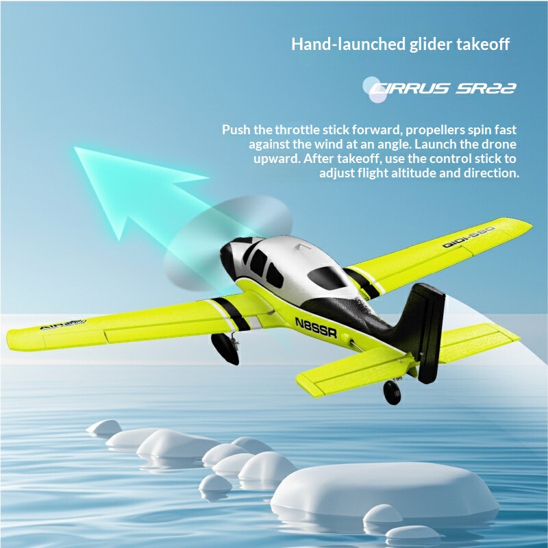 QIDI580 Cirrus SR22 Remote Con - Rc Glider Foam Wing review and price